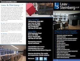 Leav & Steinberg brochure