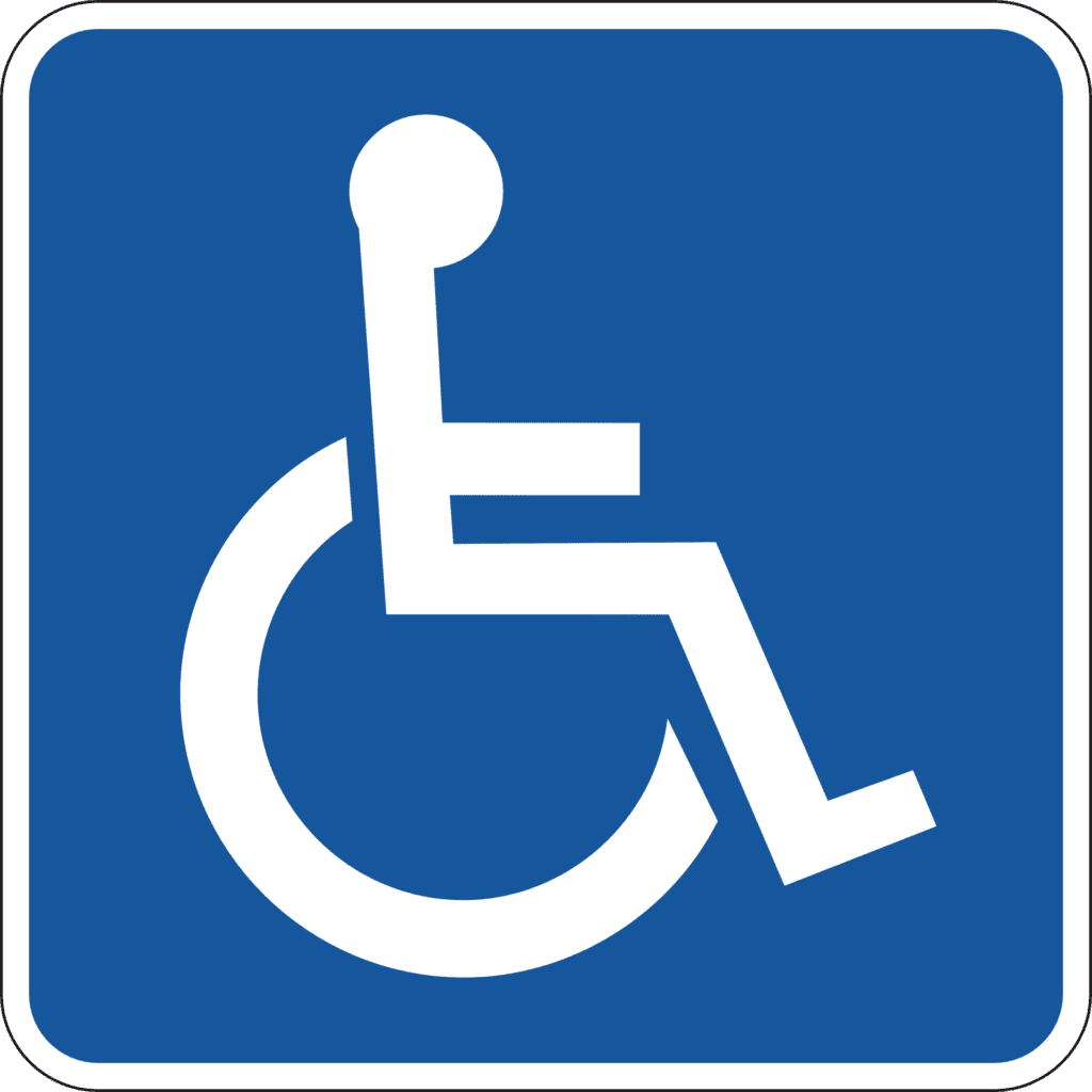 ADA Handicap Symbol Sign